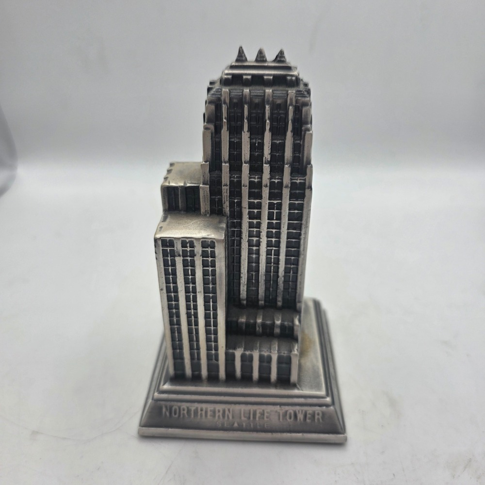 Northern Life Tower Seattle Tower Savings Bank Metal Building Coin Bank